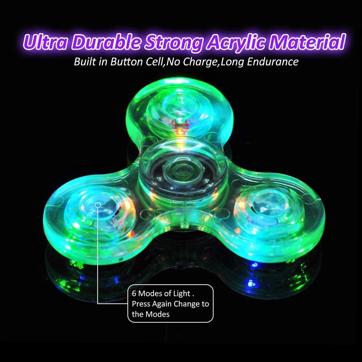 WHISPY™-LED Glow Fidget Spinner