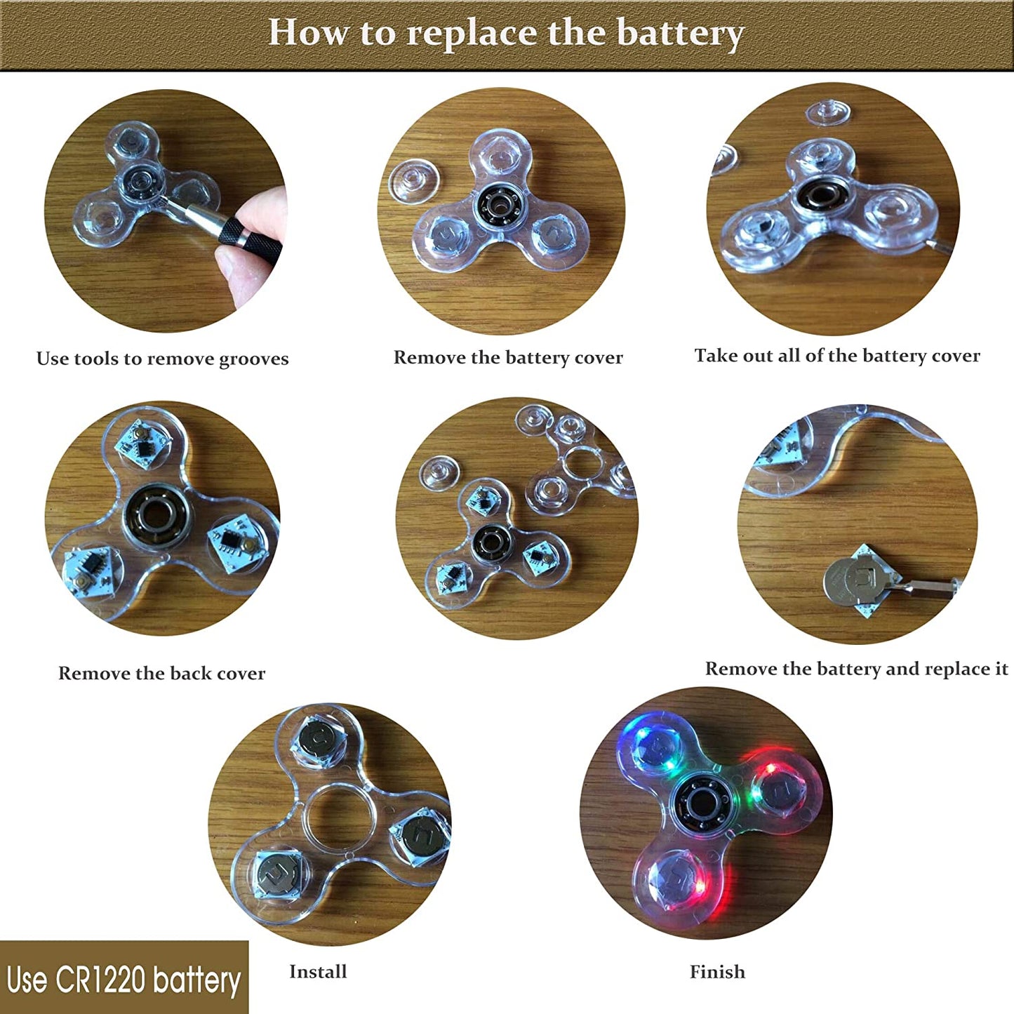 WHISPY™-LED Glow Fidget Spinner