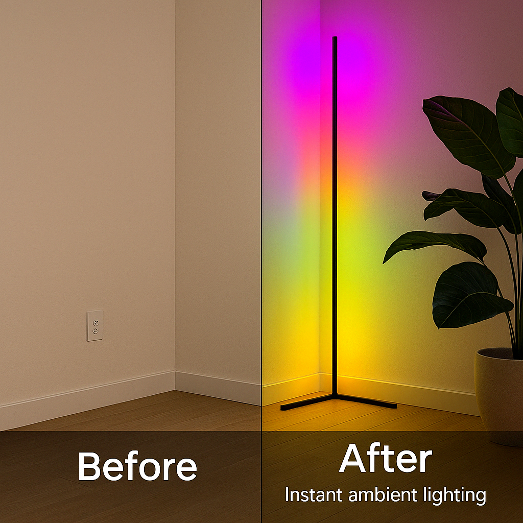 WHISPY™-LED Corner Floor Lamp