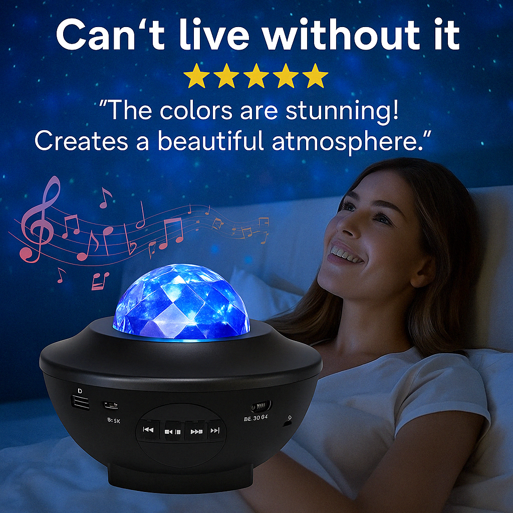 WHISPY™-Galaxy Projector Lamp